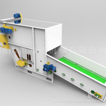 Bale opener blending machine